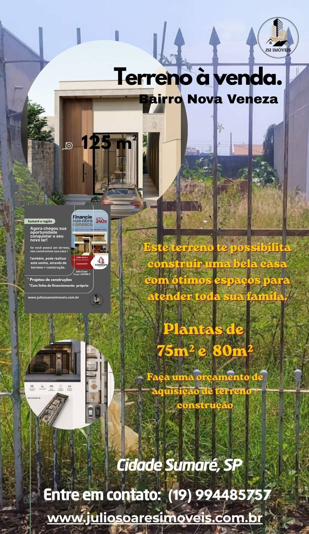 #127 - Área para Venda em Sumaré - SP